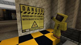 Screenshot of the Minecraft Bedrock Marketplace product SCP 096 created by CubeCraft Games.