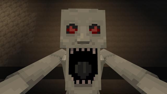 Screenshot of the Minecraft Bedrock Marketplace product SCP 096 created by CubeCraft Games.