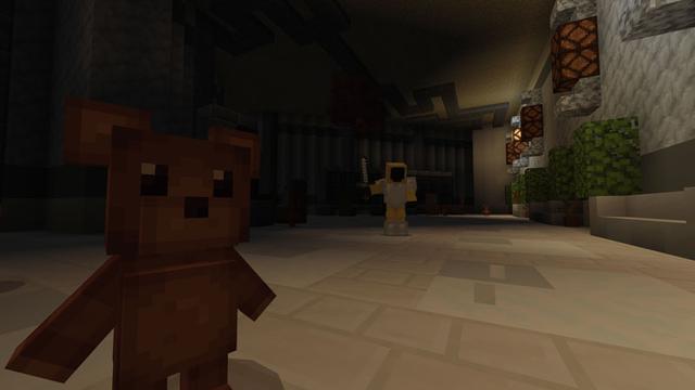 Screenshot of the Minecraft Bedrock Marketplace product SCP 173 created by CubeCraft Games.