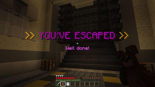 Screenshot of the Minecraft Bedrock Marketplace product SCP 173 created by CubeCraft Games.