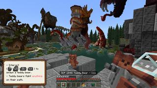 Screenshot of the Minecraft Bedrock Marketplace product SCP Weapons created by CubeCraft Games.