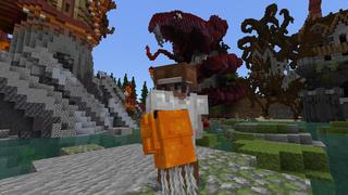 Screenshot of the Minecraft Bedrock Marketplace product SCP Weapons created by CubeCraft Games.