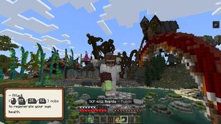 Screenshot of the Minecraft Bedrock Marketplace product SCP Weapons created by CubeCraft Games.