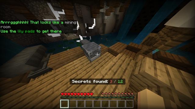 Screenshot of the Minecraft Bedrock Marketplace product Secret Mountain Base created by CubeCraft Games.