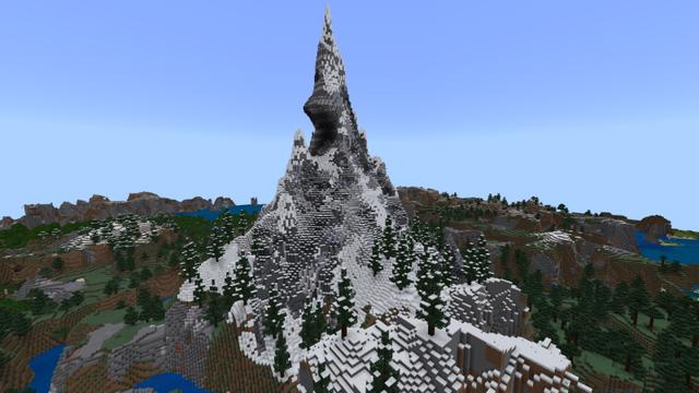 Screenshot of the Minecraft Bedrock Marketplace product Secret Mountain Base created by CubeCraft Games.
