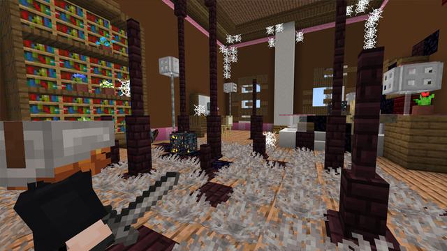 Screenshot of the Minecraft Bedrock Marketplace product Sky City created by CubeCraft Games.