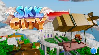 Thumbnail of the Minecraft Bedrock Marketplace product Sky City created by CubeCraft Games.