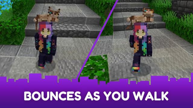 Screenshot of the Minecraft Bedrock Marketplace product Sleepy Cat - Hat created by CubeCraft Games.