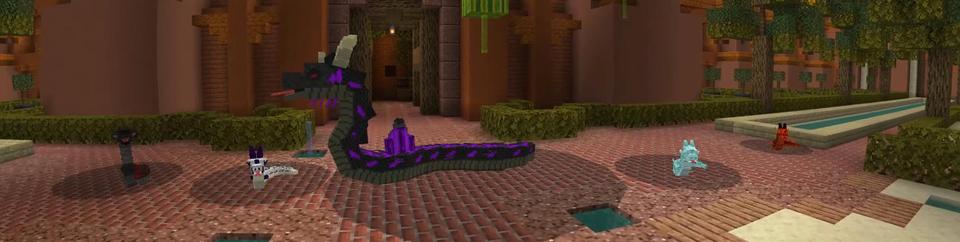 Panorama of the Minecraft Bedrock Marketplace product Snakes created by CubeCraft Games.