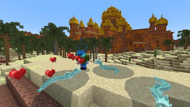 Screenshot of the Minecraft Bedrock Marketplace product Snakes created by CubeCraft Games.