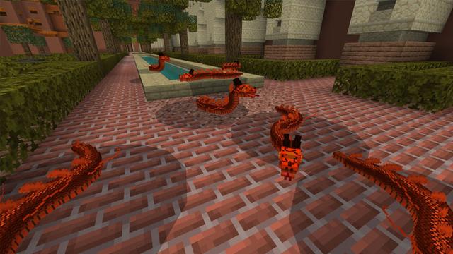Screenshot of the Minecraft Bedrock Marketplace product Snakes created by CubeCraft Games.