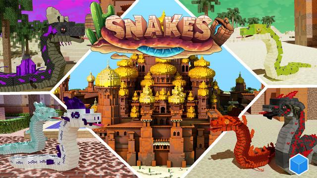 Thumbnail of the Minecraft Bedrock Marketplace product Snakes created by CubeCraft Games.