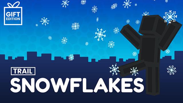 Thumbnail of the Minecraft Bedrock Marketplace product Snowflakes Trail - Gift created by CubeCraft Games.