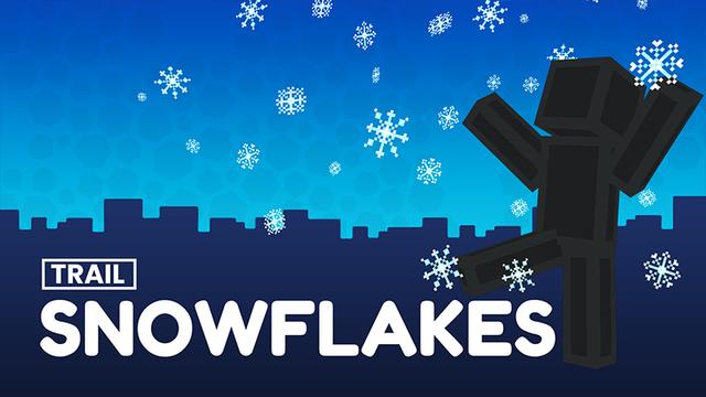 Thumbnail of the Minecraft Bedrock Marketplace product Snowflakes - Trail created by CubeCraft Games.