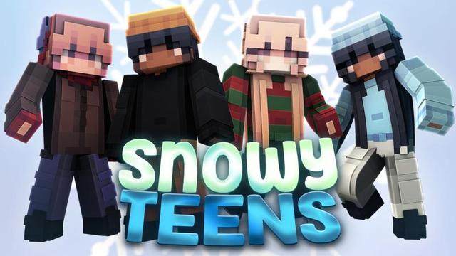 Thumbnail of the Minecraft Bedrock Marketplace product Snowy Teens created by CubeCraft Games.