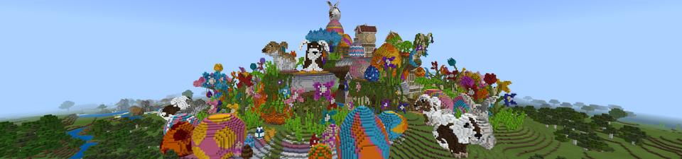 Panorama of the Minecraft Bedrock Marketplace product Spring Season created by CubeCraft Games.