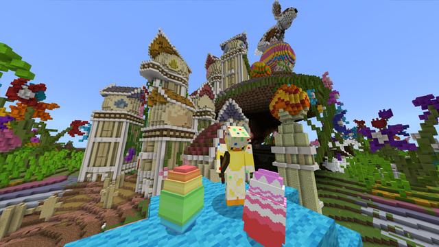 Screenshot of the Minecraft Bedrock Marketplace product Spring Season created by CubeCraft Games.