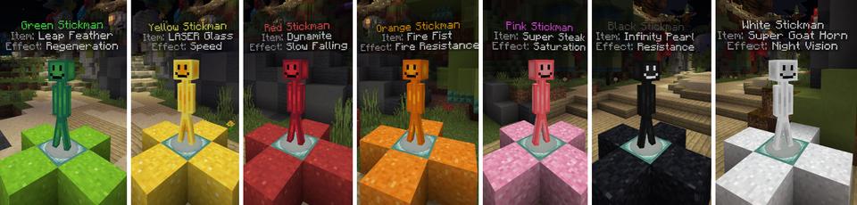 Panorama of the Minecraft Bedrock Marketplace product Stickman created by CubeCraft Games.