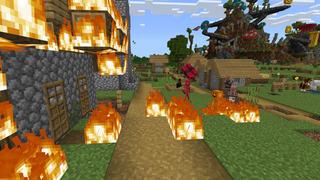 Screenshot of the Minecraft Bedrock Marketplace product Stickman created by CubeCraft Games.