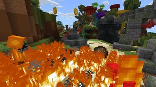 Screenshot of the Minecraft Bedrock Marketplace product Stickman created by CubeCraft Games.