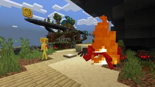 Screenshot of the Minecraft Bedrock Marketplace product Stickman created by CubeCraft Games.