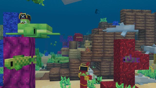 Screenshot of the Minecraft Bedrock Marketplace product StoryTime created by CubeCraft Games.