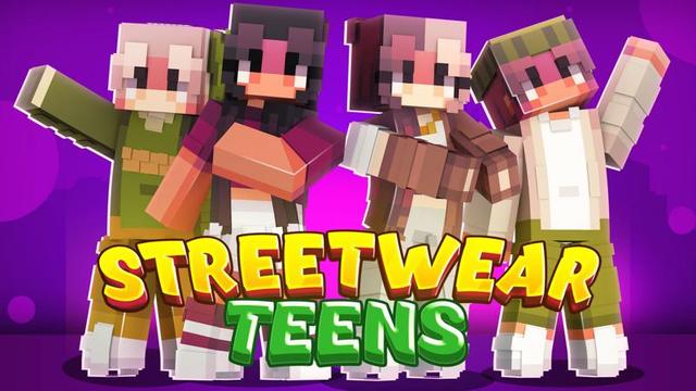 Thumbnail of the Minecraft Bedrock Marketplace product Streetwear Teens created by CubeCraft Games.