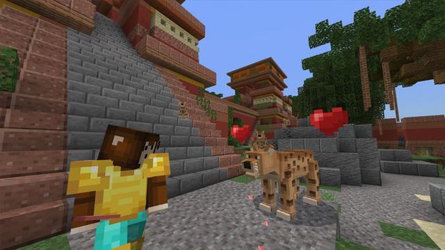 Screenshot of the Minecraft Bedrock Marketplace product Temple Traps created by CubeCraft Games.