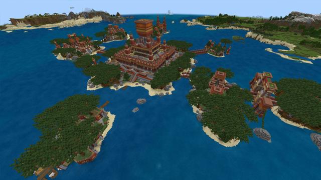 Screenshot of the Minecraft Bedrock Marketplace product Temple Traps created by CubeCraft Games.