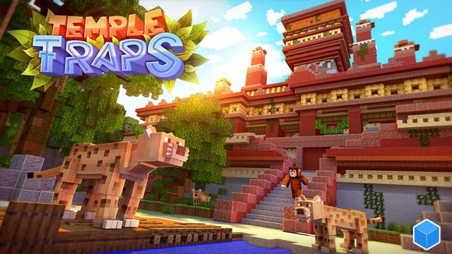 Thumbnail of the Minecraft Bedrock Marketplace product Temple Traps created by CubeCraft Games.
