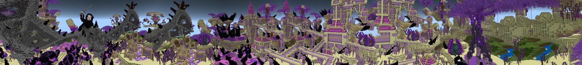 Panorama of the Minecraft Bedrock Marketplace product The End created by CubeCraft Games.