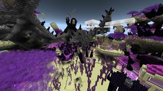 Screenshot of the Minecraft Bedrock Marketplace product The End created by CubeCraft Games.