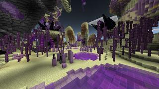 Screenshot of the Minecraft Bedrock Marketplace product The End created by CubeCraft Games.
