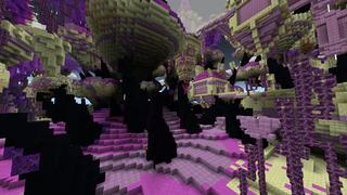 Screenshot of the Minecraft Bedrock Marketplace product The End created by CubeCraft Games.