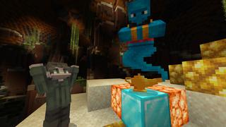 Screenshot of the Minecraft Bedrock Marketplace product Três desejos created by CubeCraft Games.