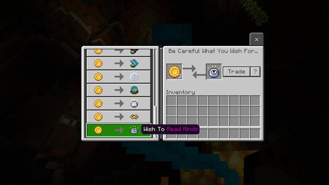 Screenshot of the Minecraft Bedrock Marketplace product Three Wishes created by CubeCraft Games.