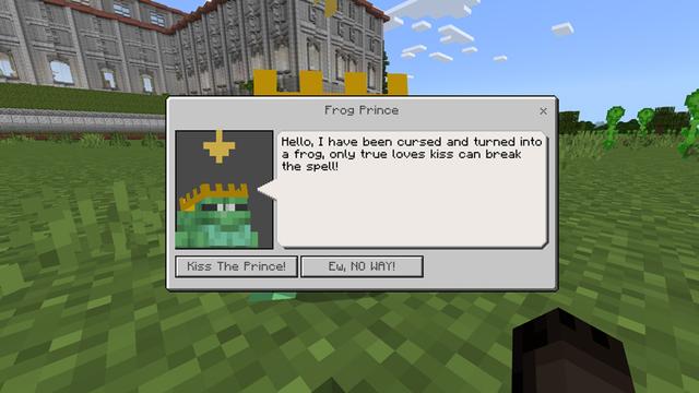 Screenshot of the Minecraft Bedrock Marketplace product Three Wishes created by CubeCraft Games.