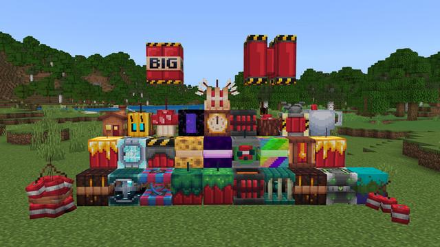 Screenshot of the Minecraft Bedrock Marketplace product TNT created by CubeCraft Games.