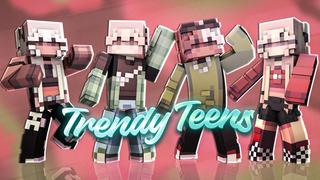 Thumbnail of the Minecraft Bedrock Marketplace product Trendy Teens created by CubeCraft Games.