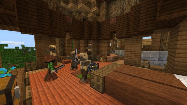 Screenshot of the Minecraft Bedrock Marketplace product Tribal Treehouse created by CubeCraft Games.