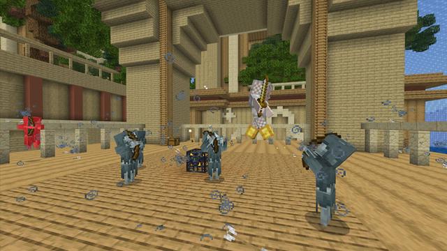 Screenshot of the Minecraft Bedrock Marketplace product Tropical Dome created by CubeCraft Games.