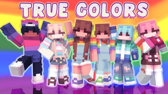 Thumbnail of the Minecraft Bedrock Marketplace product True Colors created by CubeCraft Games.