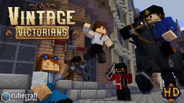 Thumbnail of the Minecraft Bedrock Marketplace product Vintage Victorians created by CubeCraft Games.