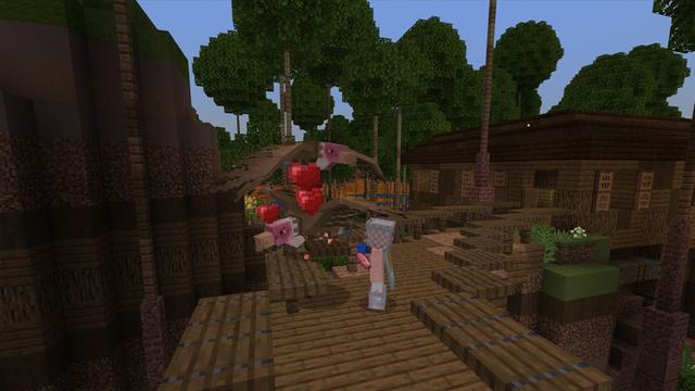 Screenshot of the Minecraft Bedrock Marketplace product Vulture Canyon created by CubeCraft Games.