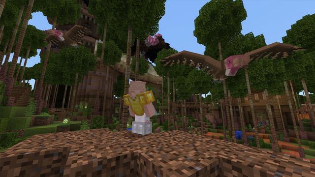 Screenshot of the Minecraft Bedrock Marketplace product Vulture Canyon created by CubeCraft Games.