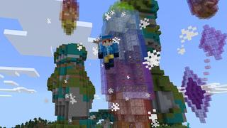 Screenshot of the Minecraft Bedrock Marketplace product Wands created by CubeCraft Games.