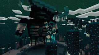 Screenshot of the Minecraft Bedrock Marketplace product Warden Parkour created by CubeCraft Games.