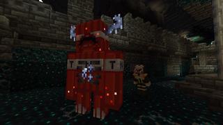 Screenshot of the Minecraft Bedrock Marketplace product Warden+ created by CubeCraft Games.