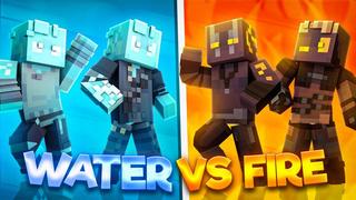Thumbnail of the Minecraft Bedrock Marketplace product Water VS Fire created by CubeCraft Games.