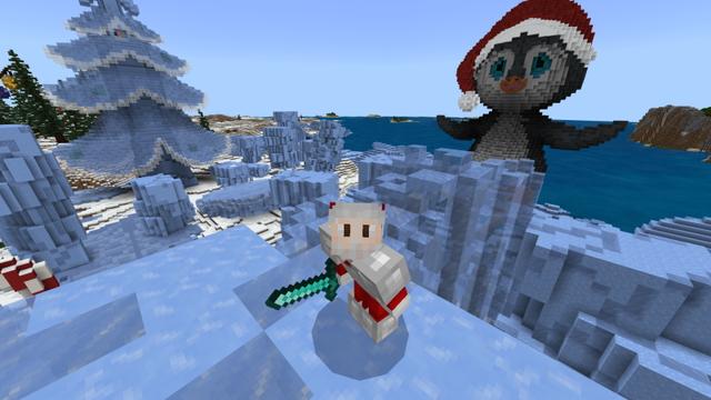 Screenshot of the Minecraft Bedrock Marketplace product Winter Wonderland created by CubeCraft Games.